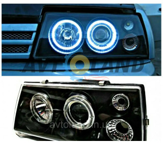 Фары передние линза ВАЗ 2108-21099 Ангельские Глазки (к-т 2шт)