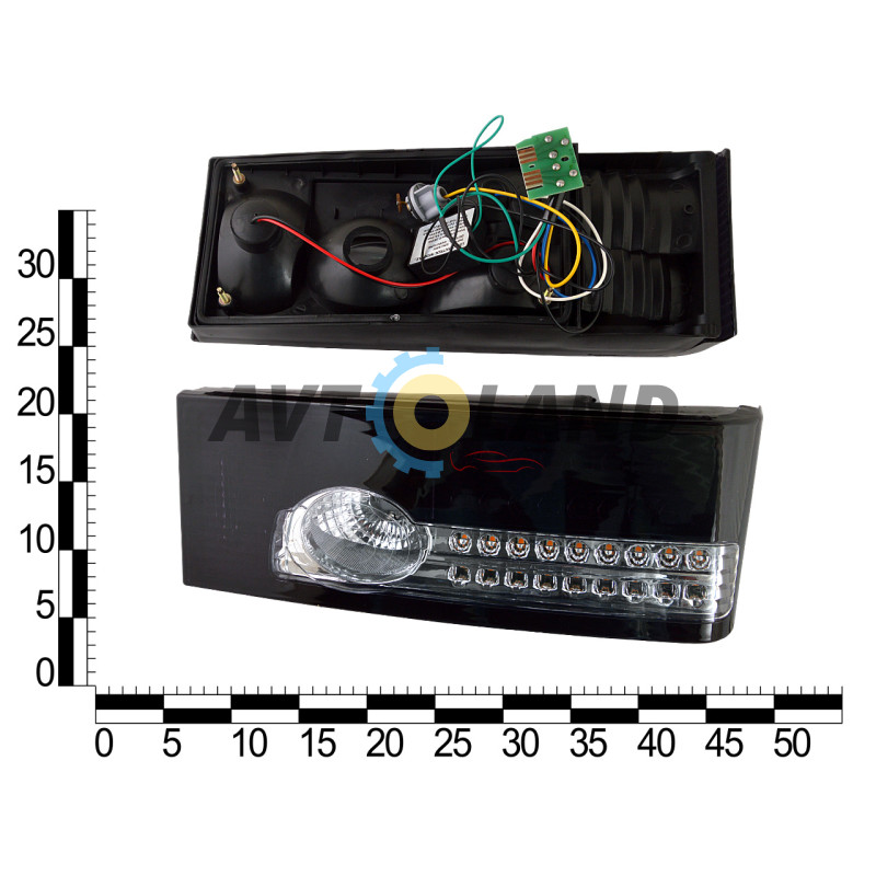 Фонари задние диодные на ВАЗ 2108-21099,2113,2114 LED Черные WATT купить недорого