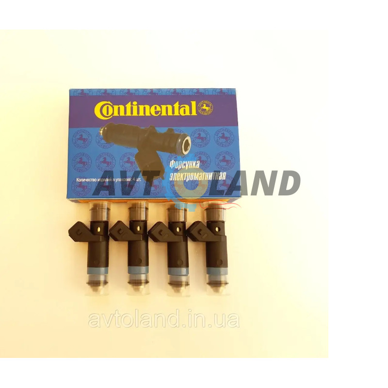 Форсунка паливна ВАЗ 2110-12, 2170, 1118 (16 кл. 1,6 л) н/з, блакитна, тонка ( Siemens) купити дешево