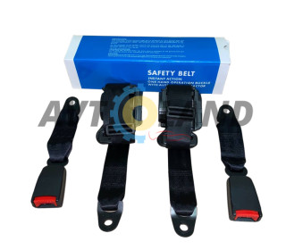 Ремені безпеки інерційні задні ВАЗ 2108,-2115 (ремені+засувки к-кт 2шт)