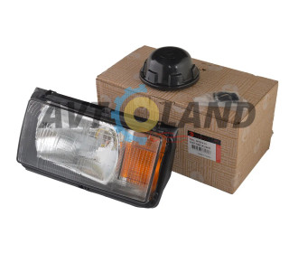 Фара ВАЗ 2107 прав. жовтий покажчик з білою смугою