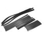 Ущільнювач опускного скла дверей ВАЗ 2101-03, 2106 (к-т 16 шт.) п/е уп. ″бархотка″ купити дешево