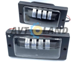Фара противотуманная ВАЗ 2110,2111,2112, 2113,2114,2115,2123 LED 40Вт (к-т 2 шт)