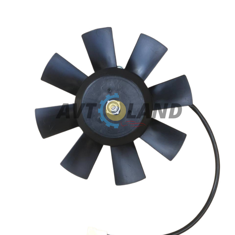 Електровентилятор радіатора ВАЗ 2103, 2108-99, 2110, ГАЗ із крильчаткою, 8 лопатей, Flagmus купити дешево
