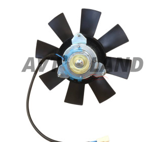 Электровентилятор радиатора ВАЗ 2103, 2108-99, 2110, ГАЗ с крыльчаткой, 8 лопастей, Flagmus