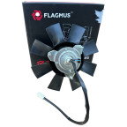 Електровентилятор радіатора ВАЗ 2103, 2108-99, 2110, ГАЗ із крильчаткою, 8 лопатей, Flagmus купити дешево