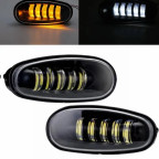 Світлодіодні протитуманні фари на Daewoo Lanos LED кт(2шт) 2 режими Білий/Жовтий купити дешево