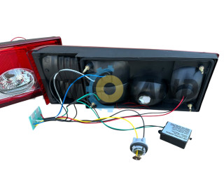 Ліхтар задній ВАЗ 2108,2109,21099,2113,2114 (к-кт 2 шт) Червоний LED