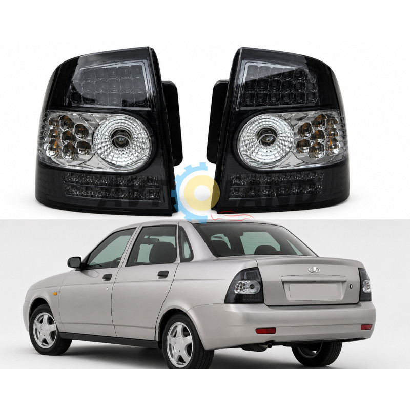 Фонарь задний светодиодный Приора 2170,2172 NEW BLACK (к-т 2шт) купить недорого