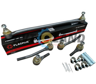 Комплект рулевых тяг ВАЗ 2101-07 со сгонами, кор. уп. ″трапеция″ FLAGMUS