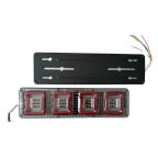 Ліхтар Led задній 12-24 V 46х13см (біжучий поворотник к-т (2шт) купити дешево