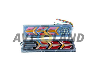 Фонарь Led задний 12-24 V 46х13см(бегующий поворотник к-т(2шт)