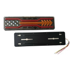 Ліхтар Led задній 12-24 V 46х13см (біжучий поворотник к-т (2шт) купити дешево