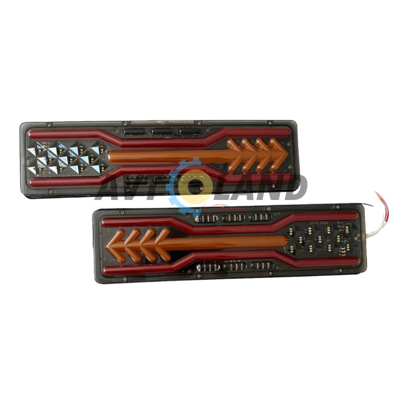 Ліхтар Led задній 12-24 V 46х13см (біжучий поворотник к-т (2шт) купити дешево