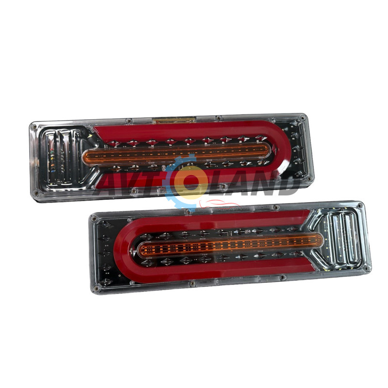 Ліхтар Led задній 12-24 V 46х13см (динамічний сигнал повороту к-ть (2шт) купити дешево