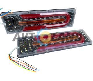 Ліхтар Led задній 12-24 V 46х13см (динамічний сигнал повороту к-ть (2шт)