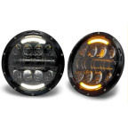 Led Фари Нива 150 ват 2121-21213 Тайга УАЗ 469 ГАЗ 24, ВАЗ 2101, Хаммер, FJ Cruiser, w463 к-т 2 шт) купити дешево