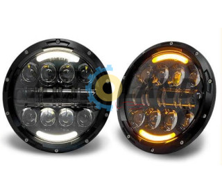 Led Фари Нива 150 ват 2121-21213 Тайга УАЗ 469 ГАЗ 24, ВАЗ 2101, Хаммер, FJ Cruiser, w463 к-т 2 шт)