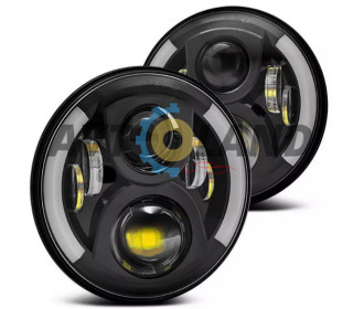 Led Фари 90 ват Нива 2121-21213 Тайга УАЗ 469 ГАЗ 24, ВАЗ 2101, Хаммер, FJ Cruiser, w463 (місяць)