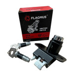 Замок багажника ВАЗ 2108-09 ,с личинками (черный корпус) FLAGMUS купить недорого