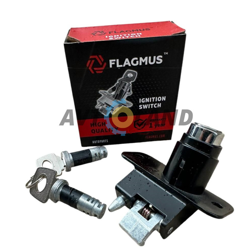 Замок багажника ВАЗ 2108-09 ,з личинками (чорний корпус) FLAGMUS купити дешево