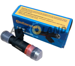 Форсунка паливна ВАЗ 2113-15, 1118 (8 кл. 1,6 л) с/о, помаранчева, тонка (аналог Siemens)