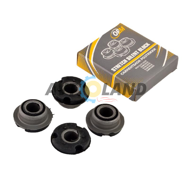 Сайлентблок розтяжки ВАЗ 2108-2170 задній (к-т 4 шт.) ″ромашки″ кор. уп. OEM купити дешево