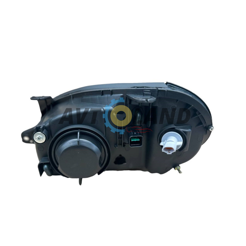 Фара DAEWOO LANOS лев. черный корпус под электрокорректор купить недорого