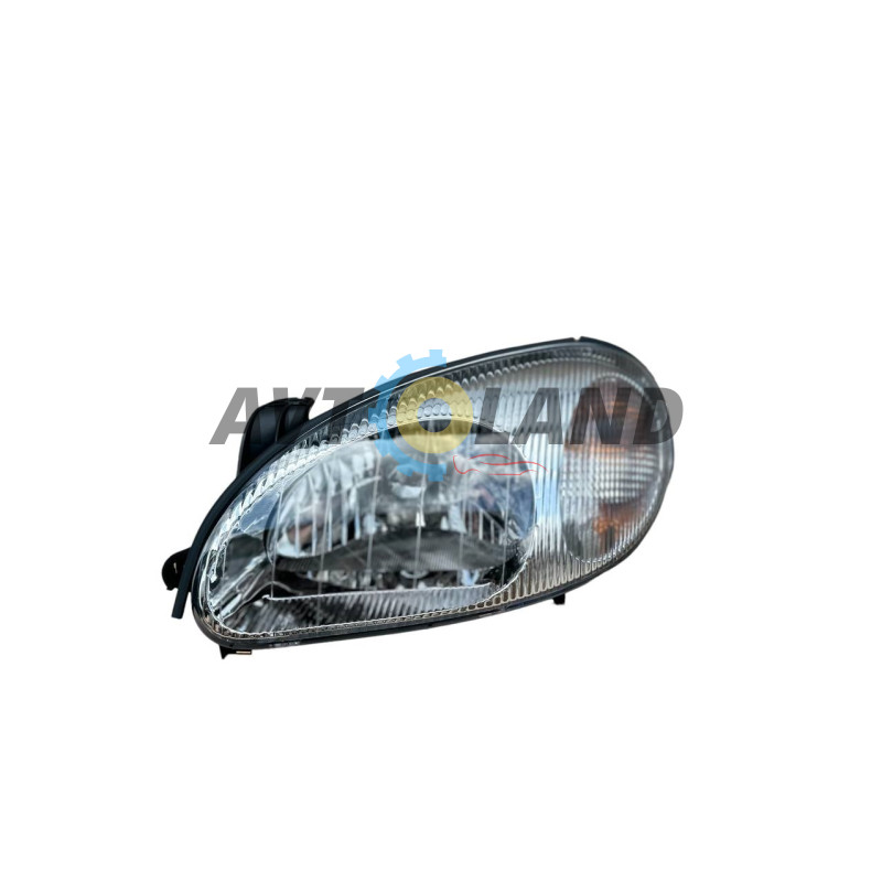 Фара DAEWOO LANOS лев. черный корпус под электрокорректор купить недорого