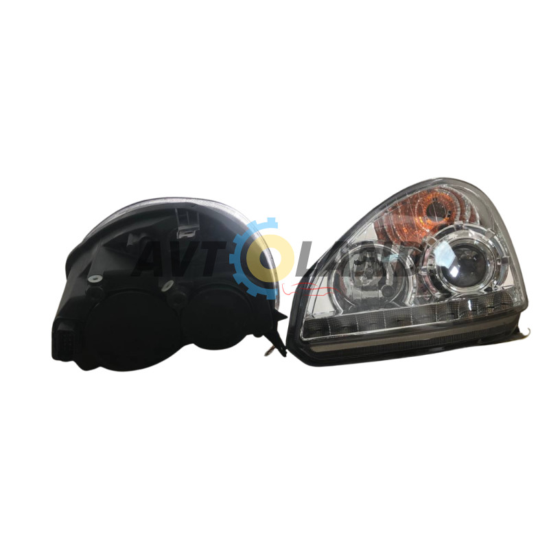 Фара ВАЗ 2170 -2172 WHITE Пріора з лизной +ДХХО (к-т 2шт.) купити дешево