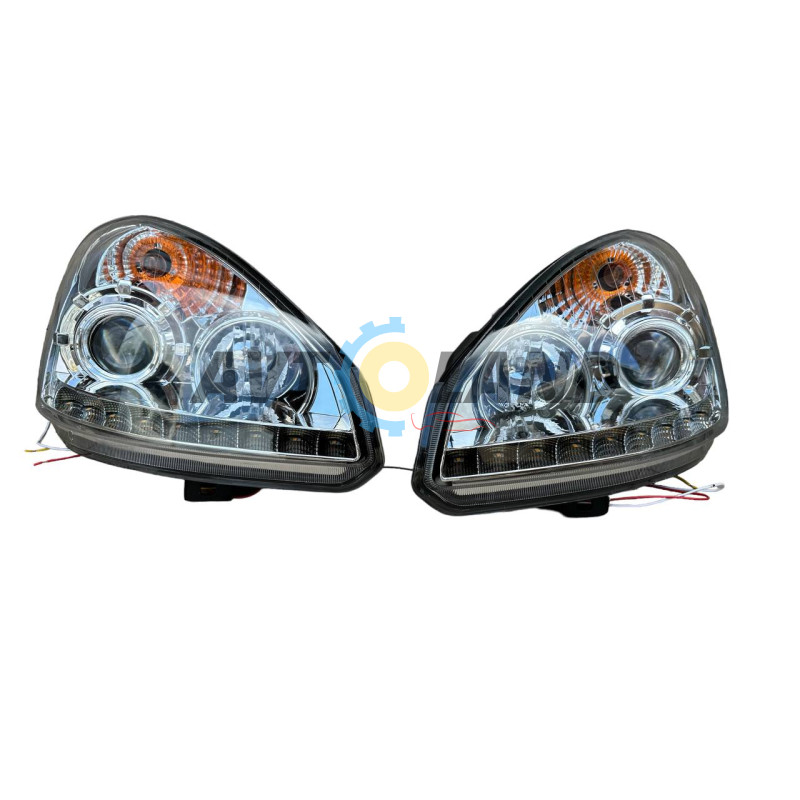 Фара ВАЗ 2170 -2172 WHITE Пріора з лизной +ДХХО (к-т 2шт.) купити дешево