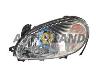 Фара DAEWOO LANOS лев. черный корпус под электрокорректор, FLAGMUS