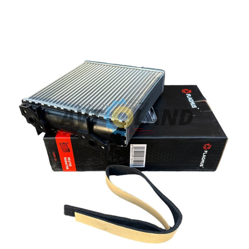 Радіатор обігрівача ВАЗ 2104-06, 2121, алюм., 250х195х55мм, кор. уп. ″широкий″ Flagmus купити дешево