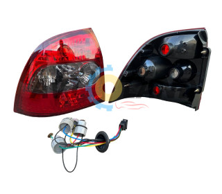 Фонарь задний 2170(к-кт 2шт) RED and GREY