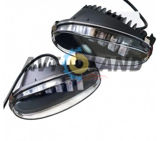 Светодиодные противотуманные фары на Daewoo Lanos LED кт(2шт) ВАРИАТОР Алюминевый