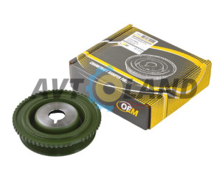 Шкив демпфер вала коленчатого ВАЗ 2110-12, 1117-19, 2170-72, инж. 16 кл. OEM