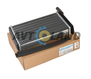 Радіатор обігрівача ВАЗ 2108-099, 2113-15, ЗАЗ 1102-03, алюм., кор. уп.