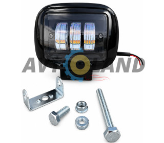 Светодиодная LED фара 30ВТ квадратная (BLACK)