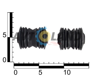 Сайлентблок штанги реактивной ВАЗ 2101-07, 2121 резино-металлический (к-т 10 шт.) Экстрим