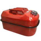 Каністра металева 20 л, 0,6 мм, горизонтального типу з заливним шлангом купити дешево