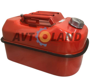 Каністра металева 20 л, 0,6 мм, горизонтального типу з заливним шлангом