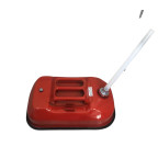 Каністра металева 20 л, 0,6 мм, горизонтального типу з заливним шлангом купити дешево