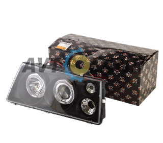 Фара ВАЗ 2108 левая, Linza Crystal BLACK WATT