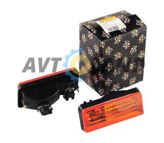 Підфарник ВАЗ 2103, 2106, 2121 передній, CRYSTAL, (к-т), Жовтий, WATT