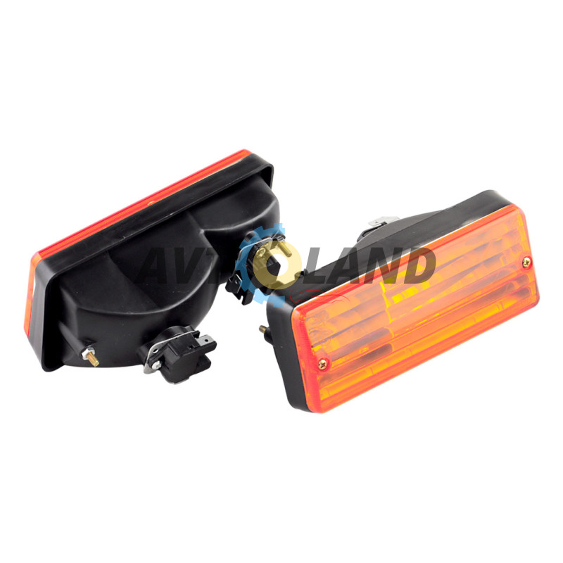 Подфарник ВАЗ 2103, 2106, 2121 передний, CRYSTAL, (к-т), Желтый, WATT купить недорого