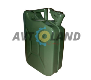 Каністра металева 10л, 0,8мм, вертикального типу