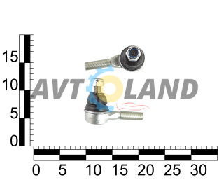 Наконечник рульовий ВАЗ 2101-07, 2121-214, 2123, корот., зовнішній (к-т 2 шт.) з кріпленням, ASR
