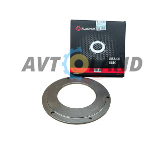 Диск переднего тормоза ЗАЗ 1102, 1105 нового образца (круглый) Flagmus