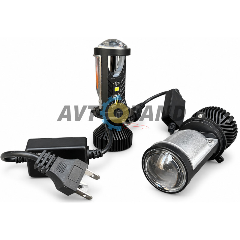 Лампи LED мінілінзи Н4 Auto Led Linz LENS″ (80 Вт, 16000 Лм, 5700К, 12-24v, Цоколь H4) купити дешево