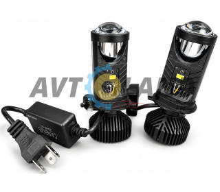 Лампи LED мінілінзи Н4 Auto Led Linz LENS″ (80 Вт, 16000 Лм, 5700К, 12-24v, Цоколь H4)